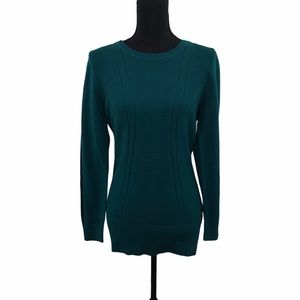 NWT Style & Co. Dark Green Medium Knit Sweater